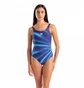 Купальник женский Arena Gloswimsuit U Back B Blue 010258-780