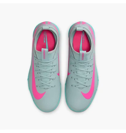 Сороконожки детские Nike Air Zoom Mercurial Vapor 16 Academy Tf Turquoise/Pink FQ8284-301