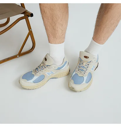 Кроссовки мужские New Balance 2002R Beige/Light Blue M2002RBZ