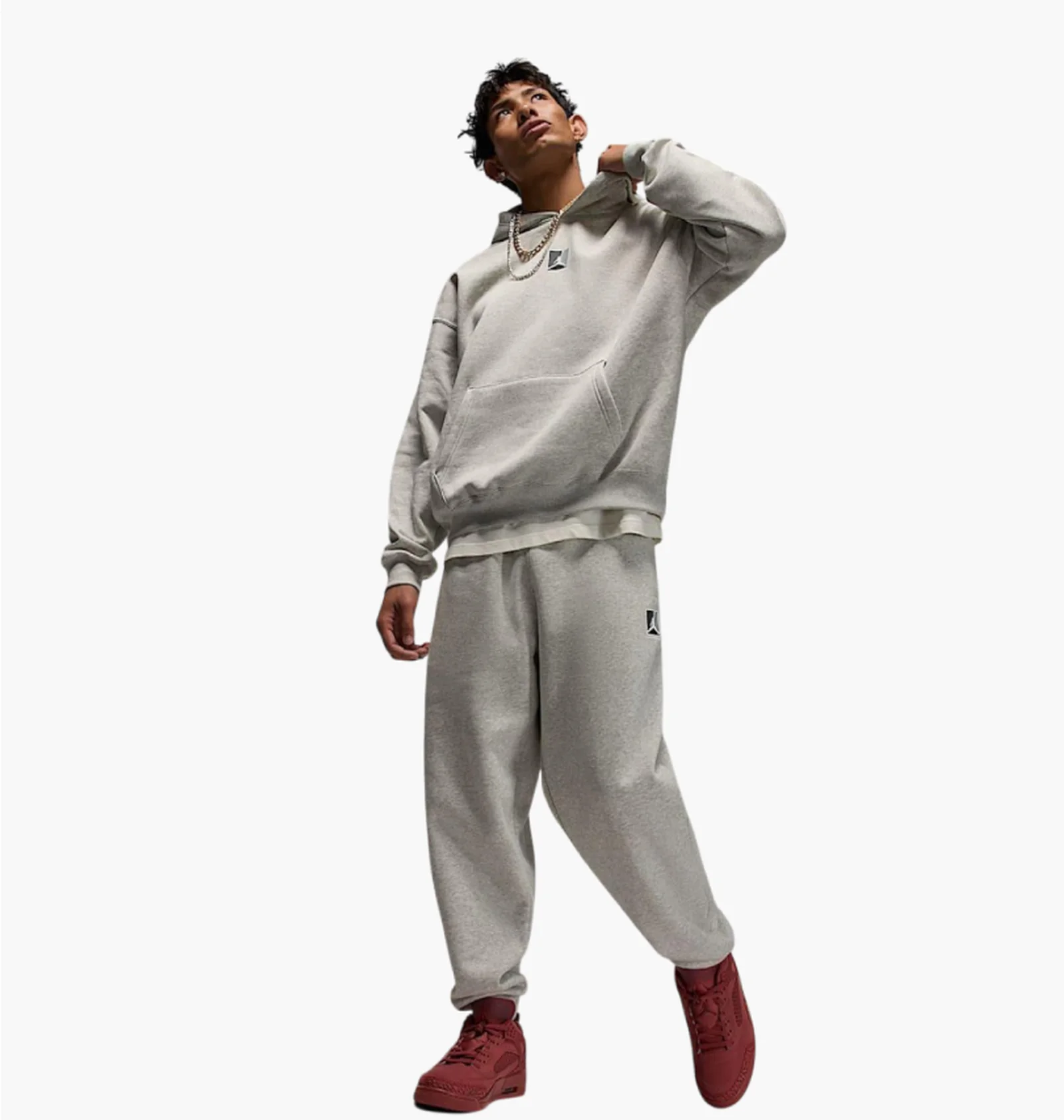 ᐉ Спортивний костюм чоловічий Air Jordan Brooklyn Fleece Grey