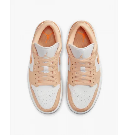 Кросівки жіночі Air Jordan 1 Low WomenS Shoes Orange/White DC0774-801