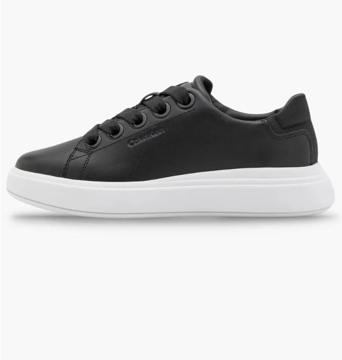 Кеды женские Calvin Klein Cupsole Lace Up Lth Black HW0HW02085-BLACK