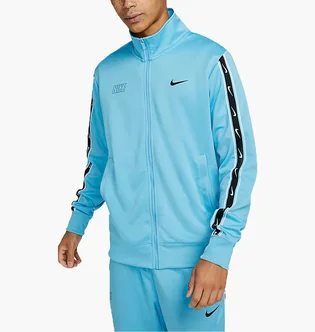 Олімпійка чоловіча Nike Sweatshirt M Nsw Repeat Sw Pk Tracktop Light Blue FD1183-416