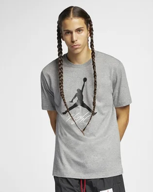 Футболка мужская Air Jordan T-Shirt Jumpman Flight Grey AO0664-091