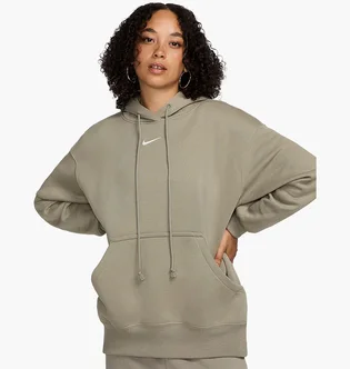 Худи женское Nike Sportswear Phoenix Fleeceoversized Pullover Hoodie Green DQ5860-320