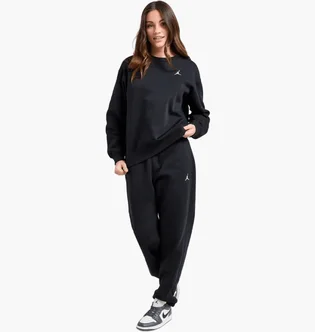 Спортивный костюм женский Air Jordan Brkln Flc Crew Black FV7074-010__FV7077-010