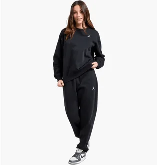 Спортивный костюм женский Air Jordan Brkln Flc Crew Black FV7074-010__FV7077-010