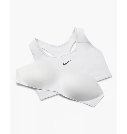 Топ женский Nike Womens Medium-Support 1-Piece Pad Sports Bra White Bv3636-100
