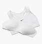 Топ женский Nike Womens Medium-Support 1-Piece Pad Sports Bra White Bv3636-100