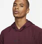 Худі чоловіче Nike Pro Dri-Fit Fleece Fitness Pullover Bordo DV9821-681
