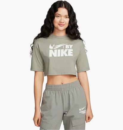 Футболка женская Nike T-Shirt Sportswear Grey FZ4635-053