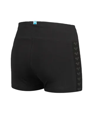 Шорты женские Arena Team Stripe Top Black 007386-500
