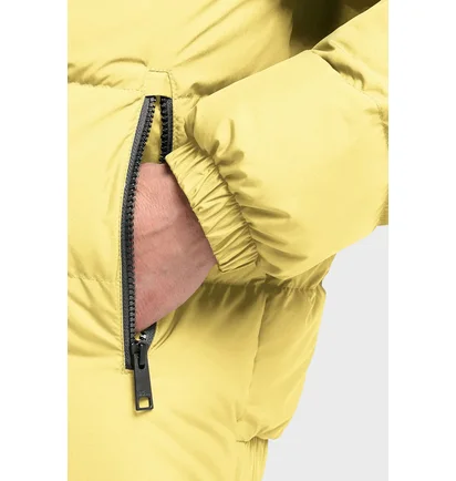 Пуховик жіночий JACK WOLFSKIN Frozen Palace Yellow A65097M-0064