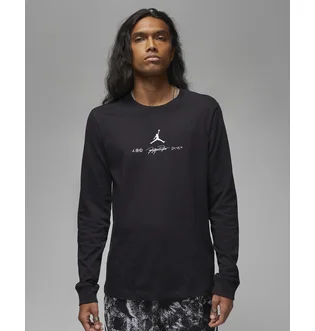 Лонгслив мужской Air Jordan M J Df Sprt Gfx Ls Crew Black DV8446-010