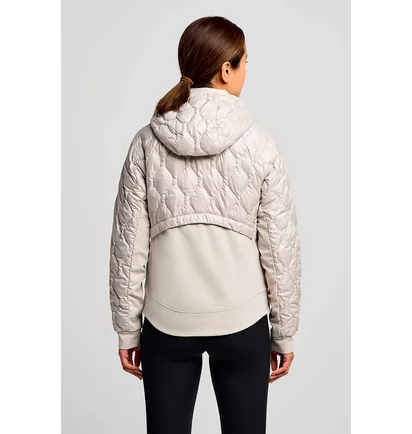 Куртка жіноча Saucony Hurricane Insulated Jacket Beige SAW800455-DV