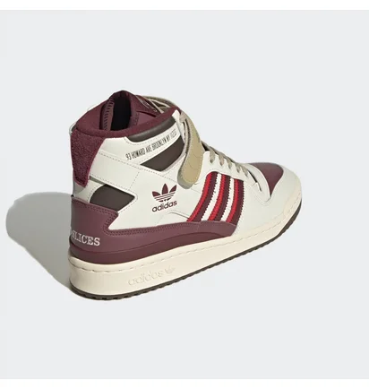 Кроссовки женские Adidas Forum Hi Cuts & Slices Shoes White/Red Fz6567