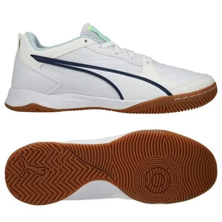 Футзалки мужские Puma Pressing Iv White/Beige 108570-01