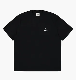 Футболка мужская Arte Antwerp Heart Logo Black SS25-112T