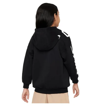 Толстовка детская Nike Big Kids (Girls) Oversized Full-Zip Black FD2960-010