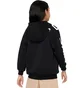 Толстовка детская Nike Big Kids (Girls) Oversized Full-Zip Black FD2960-010