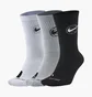 Шкарпетки унісекс Nike U Nk Crew Everyday Bball (3 пари) Black/White DA2123-902
