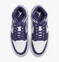 Кросівки чоловічі Air Jordan 1 Mid Shoes White/Violet DQ8426-515
