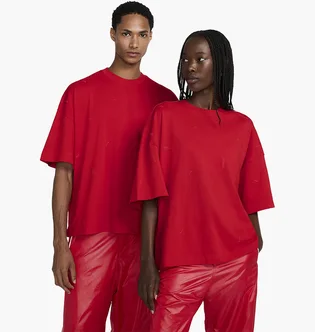 Футболка унисекс Nike X Jacquemus Short-Sleeve T-Shirt Red HF7111-611