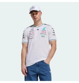 Футболка мужская Adidas Mercedes - Amg Petronas Formula One Team Driver Authentic White JX5795