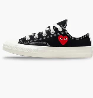 Кеди дитячі Converse X Comme Des Garçons Chuck 70 Low Single Heart Black A08806C