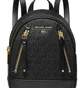 Рюкзак женский Michael Kors Brooklyn Xs Gold - Backpack Black 30F2GBNB0Q-BLACK-64262