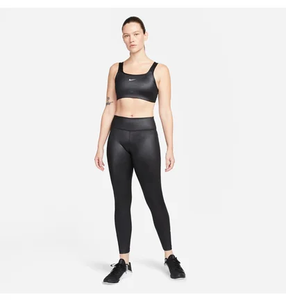 Топ женский Nike W Nk Df Swsh Shine Bra Black DD1438-010