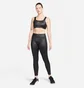 Топ женский Nike W Nk Df Swsh Shine Bra Black DD1438-010