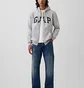 Толстовка унисекс Gap Vintagesoft Arch Logo Grey 715005321