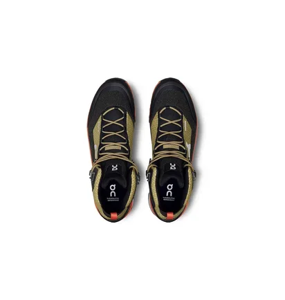 Кросівки чоловічі On Cloudalpine Waterproof Black/Green 3MD10831944