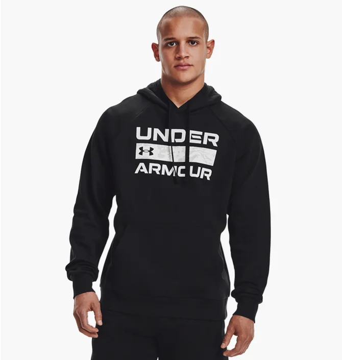 Худи мужское Under Armour Rival Flc Signature Hd Black 1366363-001