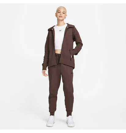 Толстовка женская Nike Sportswear Tech Fleece Brown FB8338-237