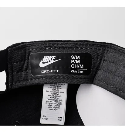 Кепка унисекс Nike Club Cb Swsh Fs Black FV5563-010
