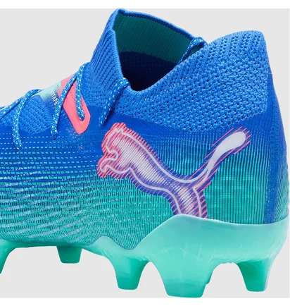 Бутсы унисекс Puma Future 7 Ultimate Fg/Ag Blue/Turquoise 107917-01