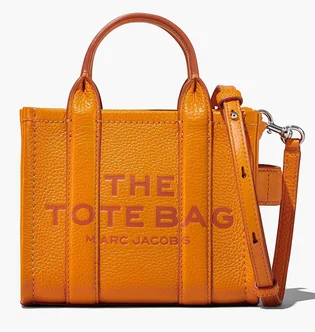 Сумка жіноча Marc Jacobs The Leather Mini Tote Bag Brown H053L01RE22-SCORCHED-64196