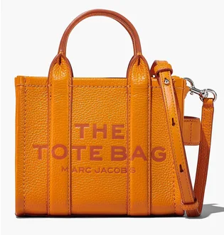 Сумка женская Marc Jacobs The Leather Mini Tote Bag Brown H053L01RE22-SCORCHED-64196