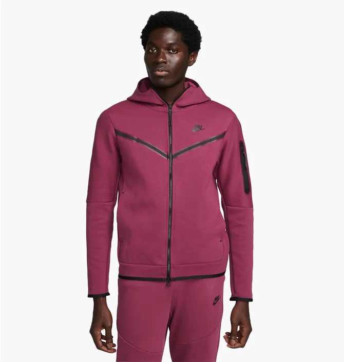 Толстовка чоловіча Nike Sportswear Tech Fleece MenS Full-Zip Hoodie Violet CU4489-653