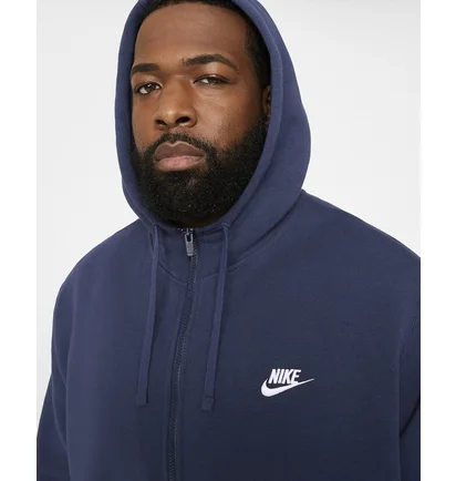 Толстовка чоловіча Nike Sportswear Club Fleece Blue BV2645-410