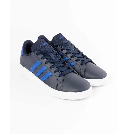 Кроссовки детские Adidas Grand Court Lifestyle Tennis Lace-Up Blue IG4827
