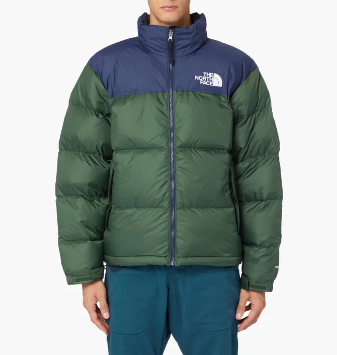 Пуховик мужской The North Face 1996 Retro Nuptse Jacket Green/Blue NF0A3C8DOAS