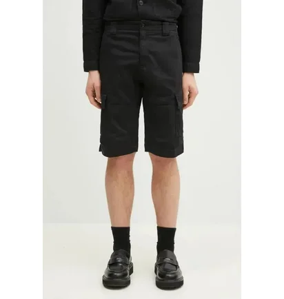 Шорти чоловічі C.P. Company Sateen Stretch Cargo Black 18CMBE116A-005694G-999