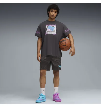 Футболка чоловіча Puma Melo X Hive Tee Ii Grey 634610-02