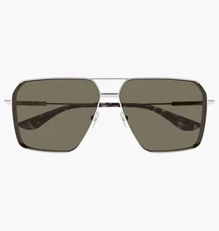 Сонцезахисні окуляри ALEXANDER MCQUEEN Brown/Metallic AM0500S-002-60