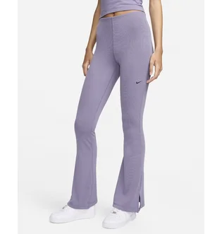 Легінси жіночі Nike Sportswear Chill Knit Tight Mini-Rib Flared Leggings Violet FQ2113-509