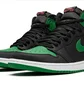 Кроссовки мужские Air Jordan 1 Retro High Black/Green 555088-030