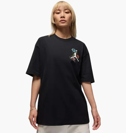 Футболка женская Air Jordan Flight Oversized Graphic T-Shirt Black IH2382-010